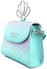 LOUNGEFLY Little Mermaid Ombre Scales Shell Handle Crossbody