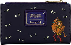 LOUNGEFLY Scooby-Doo Monster Chase Glow in the Dark Flap Wallet