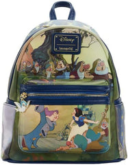 LOUNGEFLY Disney Snow White Scenes Womens Double Strap Shoulder Bag Purse