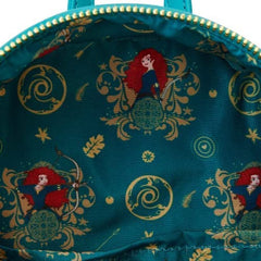 LOUNGEFLY Brave Merida Princess Scenes Double Strap Shoulder Bag