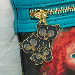 LOUNGEFLY Brave Merida Princess Scenes Double Strap Shoulder Bag