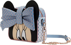 LOUNGEFLY Disney Minnie Pastel Dots Crossbody Bag