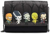 LOUNGEFLY Universal Monsters Chibi Linechain Strap Crossbody