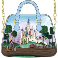 LOUNGEFLY Disney Princess Castle Sleeping Beauty Crossbody