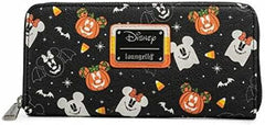 LOUNGEFLY Disney Spooky Mice Candy Corn Ziparound Wallet