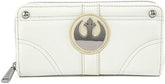 LOUNGEFLY Star Wars Princess Leia Hoth Cosplay Zip Around Wallet, Ivory