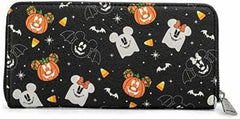 LOUNGEFLY Disney Spooky Mice Candy Corn Ziparound Wallet