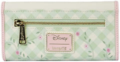 LOUNGEFLY Disney Bambi Springtime Gingham Trifold Wallet