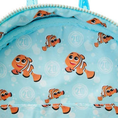 LOUNGEFLY Finding Nemo 20th Anniversary Bubble Pocket Double Strap Shoulder Bag