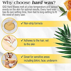 GiGi All Purpose Hair Removal Hard Wax for All Skin Types, 14 oz