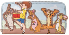 LOUNGEFLY Winnie the Pooh 95th Anniversary Zip Around Wallet