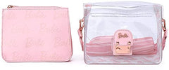LOUNGEFLY Barbie Gold Lock Crossbody Bag