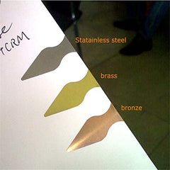 BOOK DARTS 125 Count Tin Brass Bookmarks - Line Book Markers
