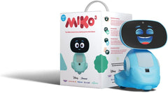 Miko 3: AI-Powered Smart Robot for Kids, STEM Learning Educational Robot, Programmable and Interactive Voice Control Robot with App Control, Coding Apps, Unlimited Games for Girls and Boys Ages 5-12 BLUE