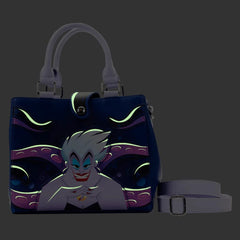 LOUNGEFLY The Little Mermaid Ursula Plotting Glow Crossbody Bag