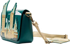 LOUNGEFLY Harry Potter Golden Hogwarts Crossbody Bag
