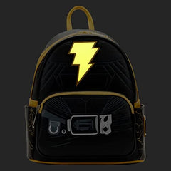 LOUNGEFLY DC Black Adam Light Up Double Strap Shoulder Bag