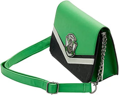 LOUNGEFLY Harry Potter Slytherin Chain Strap Crossbody Bag