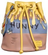 LOUNGEFLY Disney Winnie the Poof 95th Anniversay Honey Pot Womens Convertible Shoulder Bag Purse