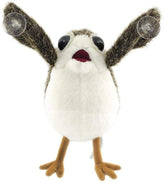 Star Wars The Last Jedi Porg on Board Figure Suction Cup Plush - White and Brown