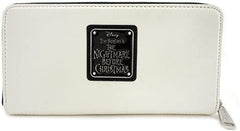 LOUNGEFLY x Nightmare Before Christmas Jack and Sally Debossed Zip-Around Wallet