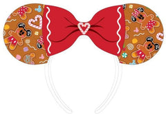 Loungefly Disney Christmas Gingerbread AOP Double Strap Shoulder Bag