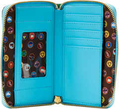 LOUNGEFLY Up Moment Jungle Stroll Zip Around Wallet