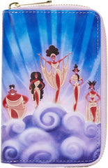 LOUNGEFLY Disney Hercules Muses Clouds Zip Around Wallet Hercules One Size