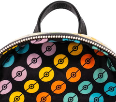 LOUNGEFLY Pokemon Ombre Womens Double Strap Shoulder Bag Purse
