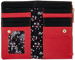 Loungefly Disney Mickey and Minnie Mouse Love AOP Faux Leather Wallet