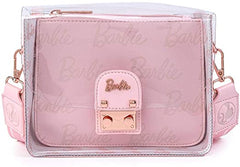 LOUNGEFLY Barbie Gold Lock Crossbody Bag