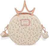 LOUNGEFLY Disney Ultimate Princess Metal Crown Crossbody
