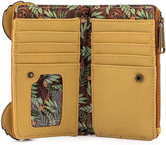 LOUNGEFLY Star Wars Wicket Ewok Cosplay Faux Leather Wallet