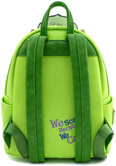 LOUNGEFLY Disney Monsters Inc Mike Wazowski Scare Cosplay Womens Double Strap Shoulder Bag Purse