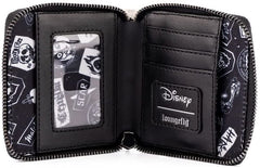 LOUNGEFLY Disney Villains Club Polaroid Zip-Around Wallet Villains Club One Size
