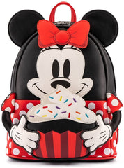 LOUNGEFLY Disney Minnnie Mouse Oh My Cosplay Treats Womens Double Strap Shoulder Bag Purse