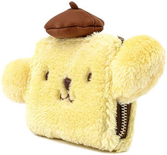LOUNGEFLY Sanrio Pompompurin Cosplay Plush Trifold Wallet