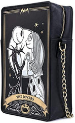 LOUNGEFLY X Disney Nightmare Before Christmas Tarot Card Passport Crossbody