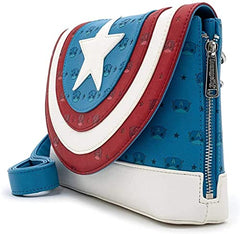 Loungefly Captain American Shield Crossbody Bag