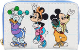 LOUNGEFLY Disney Mousercise Zip Around Wallet