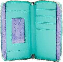 LOUNGEFLY Disney The Little Mermaid Princess Scenes Series Zip Around Wallet The Little Mermaid One Size