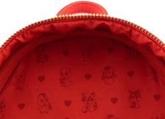 LOUNGEFLY Women's Funko Villainous Valentines Double Strap Shoulder Bag Purse
