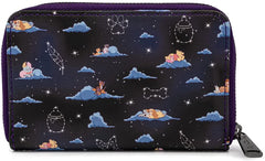 Loungefly Disney Character Animals Cloud Dreams Faux Zip Around Wallet