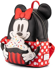 LOUNGEFLY Disney Minnnie Mouse Oh My Cosplay Treats Womens Double Strap Shoulder Bag Purse