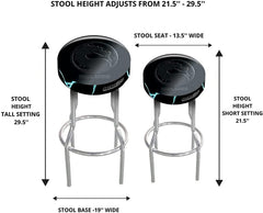 ARCADE1UP Legacy Stool Adjustable Height 21.5 inches to 29.5 inches
