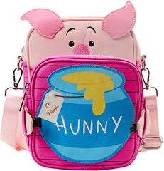 LOUNGEFLY Disney Winnie the Pooh Piglet “Crossbuddy” Bag
