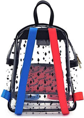Loungefly Birds of Prey Harley Quinn Clear Mini Backpack
