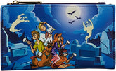 LOUNGEFLY Scooby-Doo Monster Chase Glow in the Dark Flap Wallet