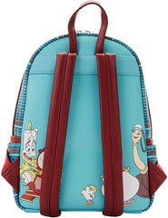 LOUNGEFLY Beauty and the Beast Fireplace Scene Double Strap Shoulder Bag