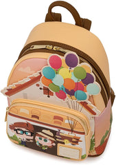 Loungefly Disney Pixar Up Working Buddies Double Strap Shoulder Bag